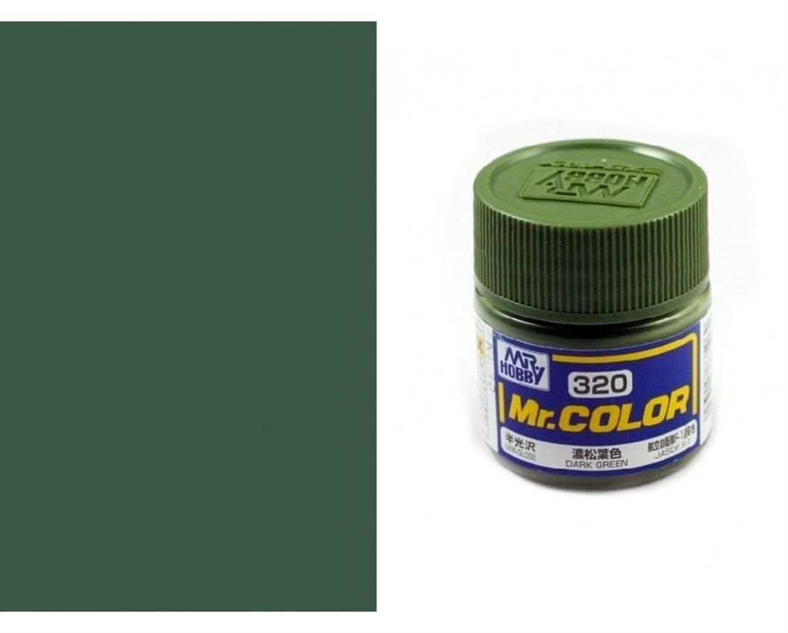 Gunze C320 10 ml. Dark Green, Mr.Color Serisi Maket Boyası