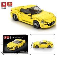 1:24 GranTurismo Maserati Puzzle Maket Yellow