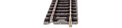 PIKO A-track w roadbed, Transition track to Fleischmann** profile