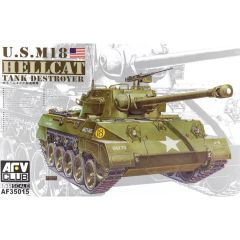 AFV Club AF35015 1/35 M18 HELLCAT Tank Demonte Plastik Maketi