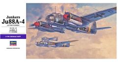 Hasegawa E25 00555 1/72 Ölçek Junkers JU88A-4 Savaş Uçağı Plastik Model Kiti