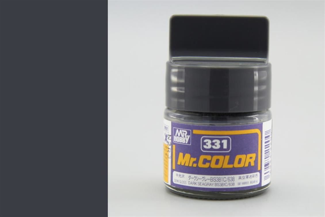 Gunze C331 10 ml. Dark Seagray BS381C 638, Mr.Color Serisi Maket Boyası