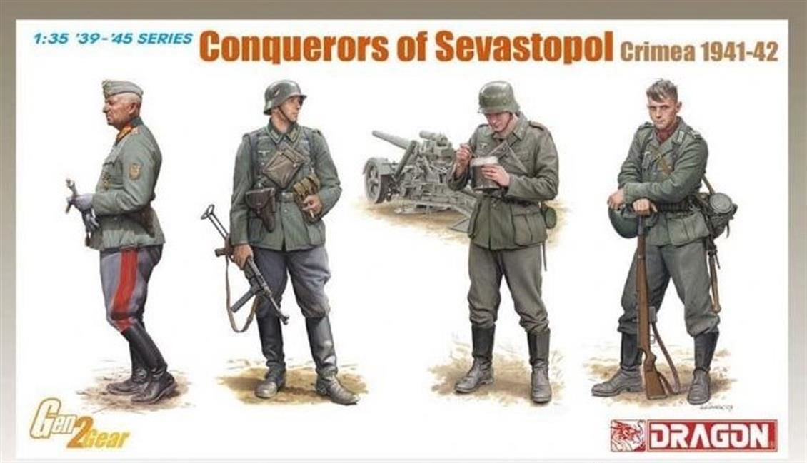 Dragon 6702 1/35 Sivastopol Fatihleri Asker Figür Maket Seti Kırım 1941-42