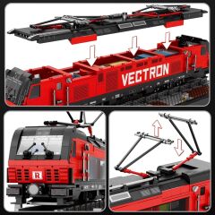 Vectron European Electric Passenger Train Puzzle Maket