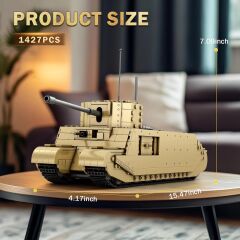 1/30 TOG II Tank Puzzle Maket