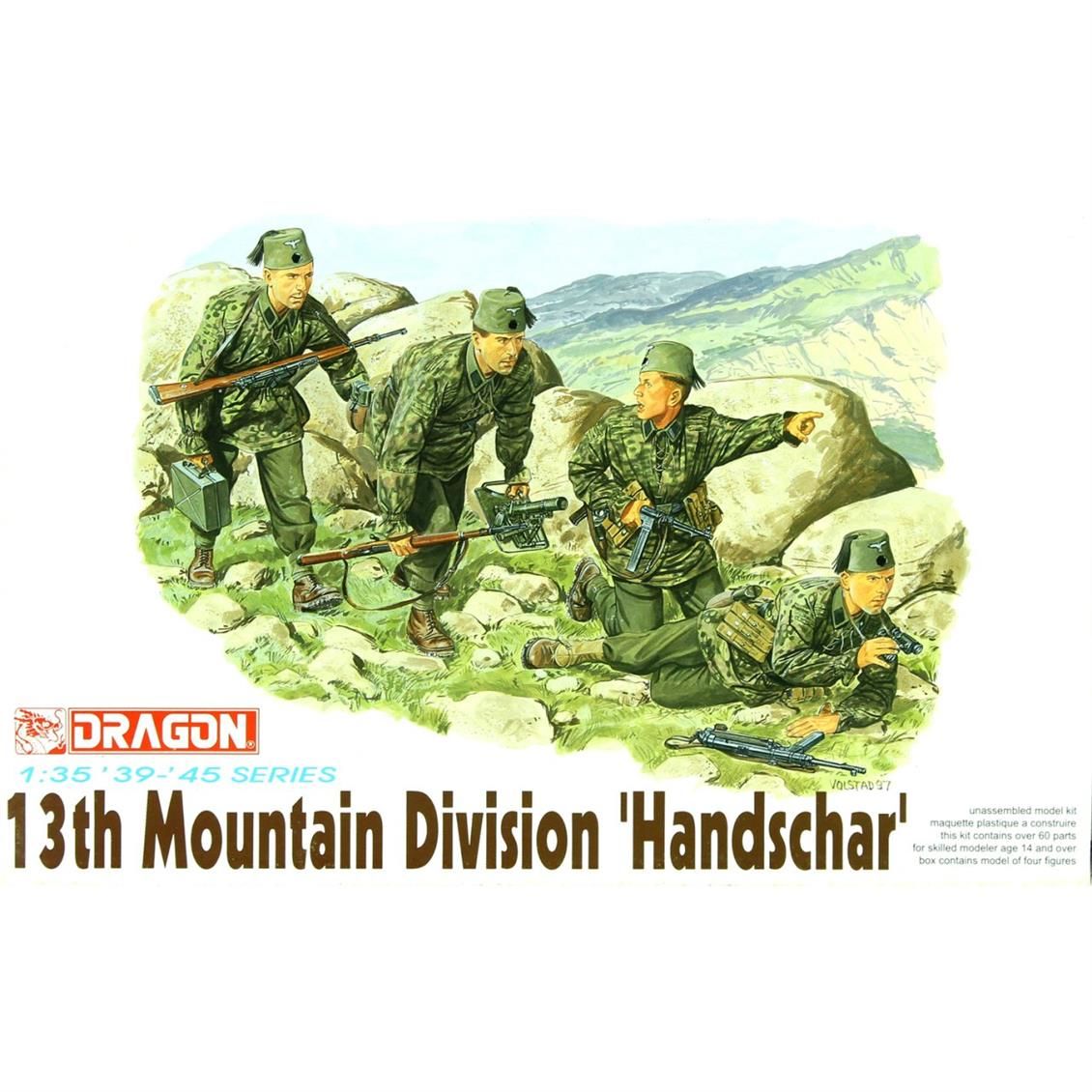 Dragon 6067 1/35 Ölçek 13.Dağ Tümeni (Handschar) Asker Figürleri Plastik Model Kiti