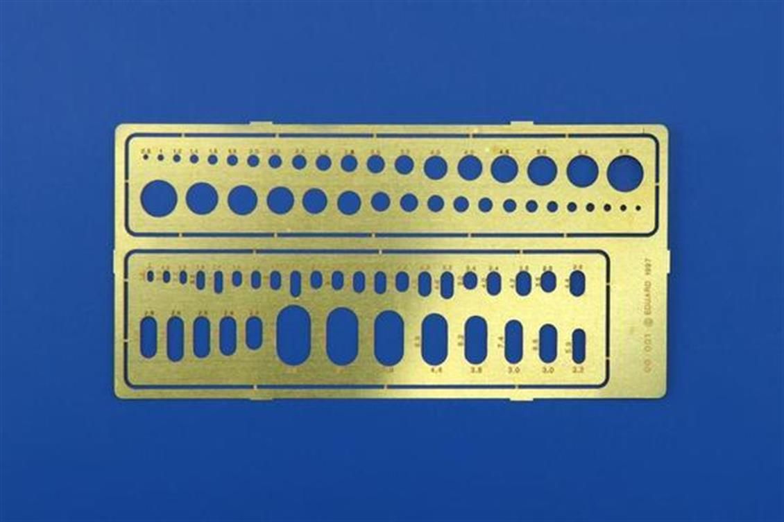 EDUARD 00001  Circle & oval stencils FOR