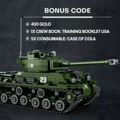 1/30 M4 Sherman Tank Puzzle Maket