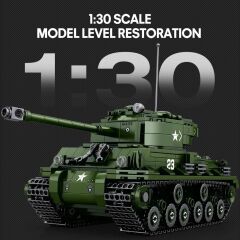 1/30 M4 Sherman Tank Puzzle Maket