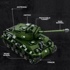 1/30 M4 Sherman Tank Puzzle Maket
