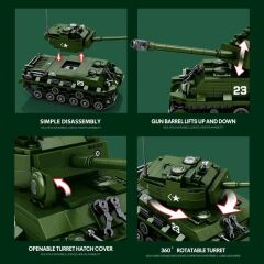 1/30 M4 Sherman Tank Puzzle Maket