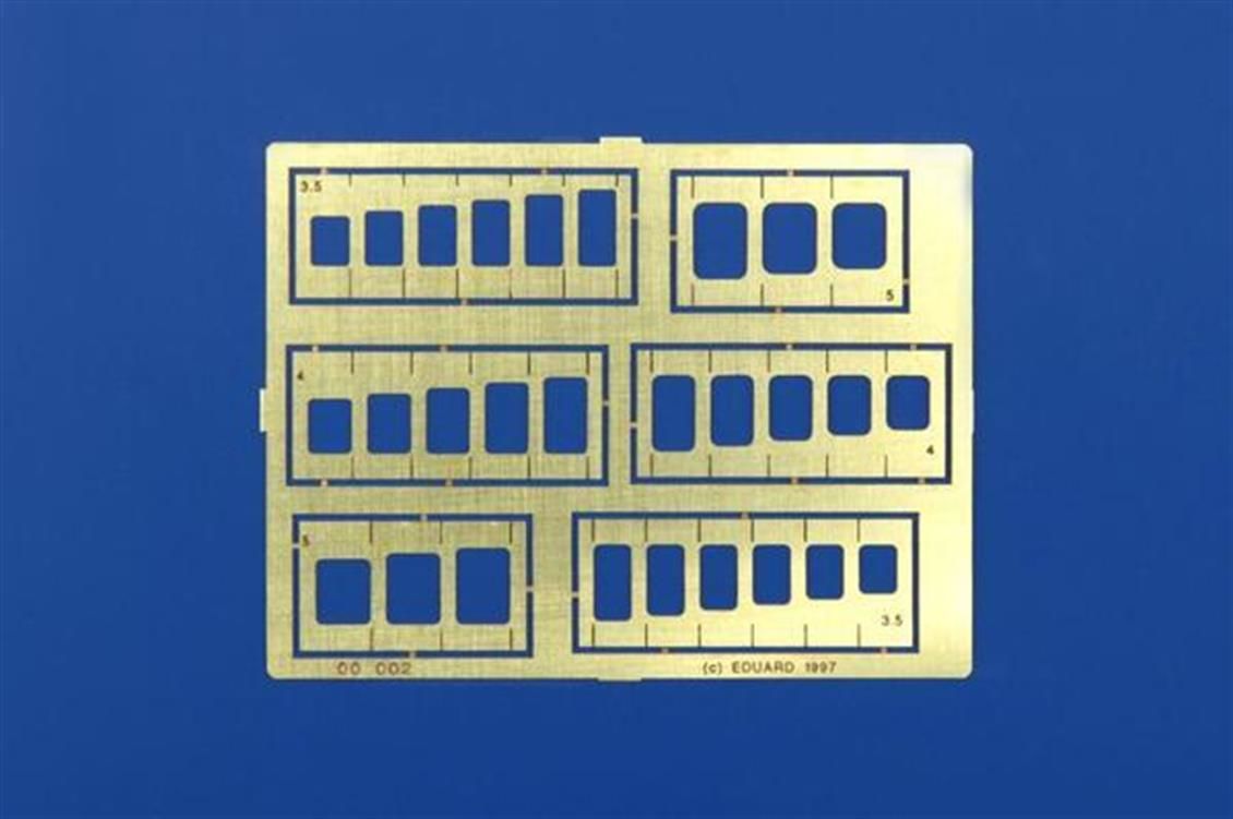 EDUARD 00002  Oblongs & square stencils FOR