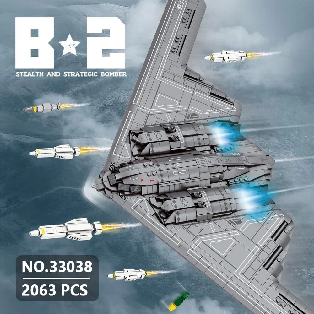 B-2 Bomber Northrop War Plane Puzzle Maket