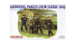 Dragon 6129 1/35 Ölçek Survivors Tank Mürettebatı (Kursk 1943) Asker Figürleri Plastik Model Kiti