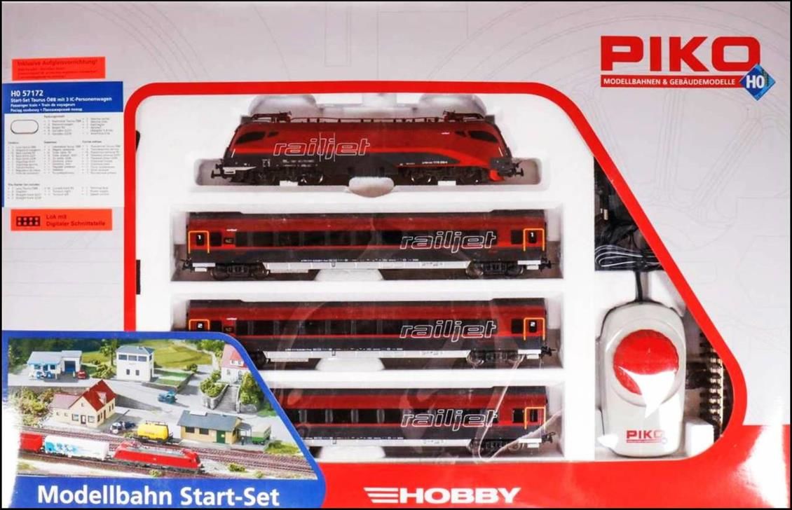 57172 1/87 STARTER SET TAURUS RAİLJET PASSENGER