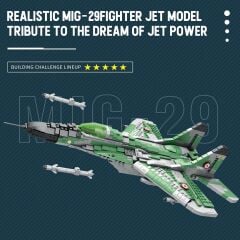 MIG-29 Mikoyan Gurevich Fighter Plane Puzzle Maket