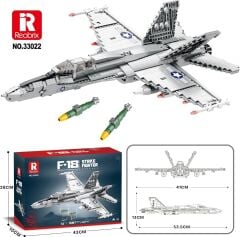 F-18A Hornet Strike Fighter Plane Puzzle Maket