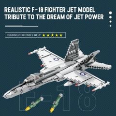 F-18A Hornet Strike Fighter Plane Puzzle Maket