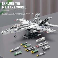 F-18A Hornet Strike Fighter Plane Puzzle Maket