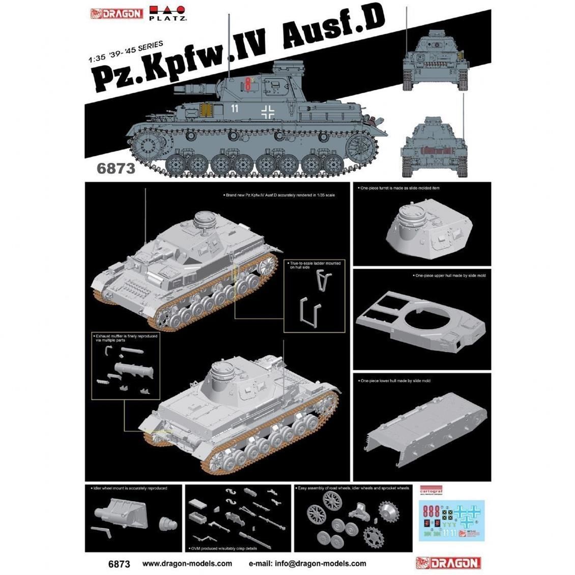 6873 1/35 PZ.KFZ.IV AUSF.D