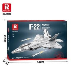 F-22 Raptor Fighter Plane Puzzle Maket