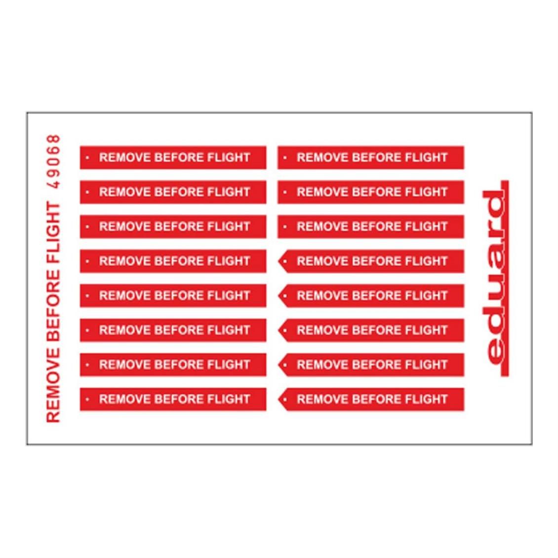 EDUARD 49068 1/48 Remove Before Flight  FABRIC FOR