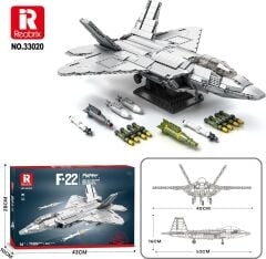 F-22 Raptor Fighter Plane Puzzle Maket