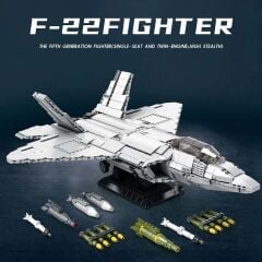 F-22 Raptor Fighter Plane Puzzle Maket