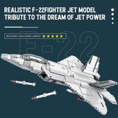 F-22 Raptor Fighter Plane Puzzle Maket