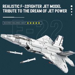 F-22 Raptor Fighter Plane Puzzle Maket