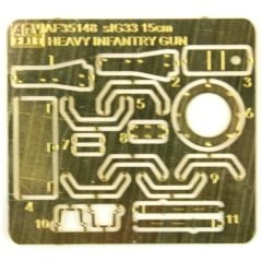 AFV Club AF35148 1/35 sIG 33 15 cm Heavy Infantry Gun Top, Obüs Demonte Plastik Maketi