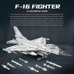 Fighter Aircraft F-16 Fighting Falcon Puzzle Maket