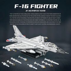 Fighter Aircraft F-16 Fighting Falcon Puzzle Maket