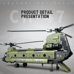 CH-47 Transport Helicopter Chinook Puzzle Maket