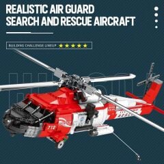 HH-60J Jayhawk Guard Search And Rescue Helicopter Puzzle Maket