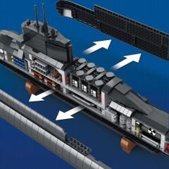 Nükleer Denizaltı (Nuclear Submarine) Puzzle Maket