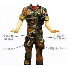 Academy 13251 1/35 ROK Army Tank Mürettebatı Demonte Plastik Maketi