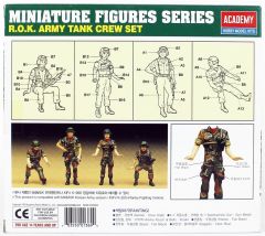 Academy 13251 1/35 ROK Army Tank Mürettebatı Demonte Plastik Maketi