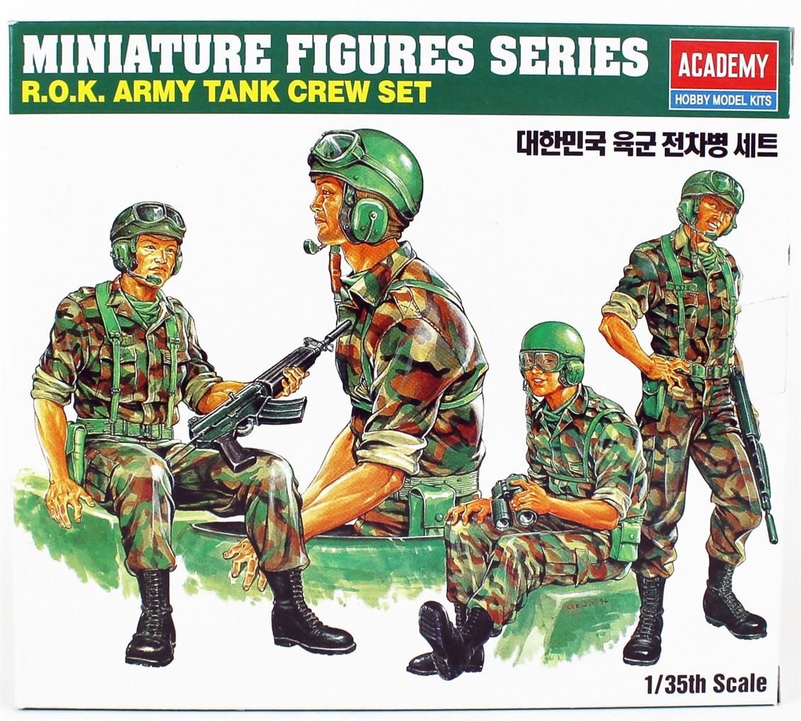 Academy 13251 1/35 ROK Army Tank Mürettebatı Demonte Plastik Maketi