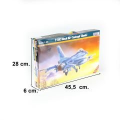 Mistercraft G116 1/48 F-16C Block 52 + Jastrzab (Hawk) Savaş Uçağı Demonte Plastik maketi