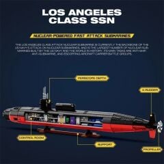 1/125 Los Angeles-Class SSN Submarine Puzzle Maket