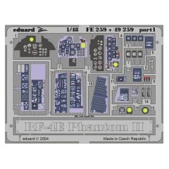 EDUARD FE259 1/48 RF-4E FOR HASEGAWA Maket Detay S