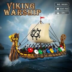 Viking Savaş Gemisi Puzzle Maket