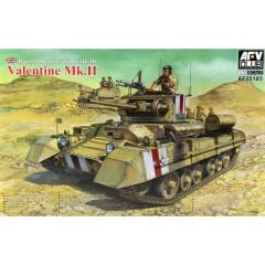 AFV Club AF35185 1/35 British Infantry Tank Mk.III Valentine Mk.II Tank Demonte Plastik Maketi