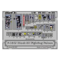 EDUARD FE383 1/48 F-16CJ Block 50 FOR TAMIYA 6198