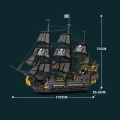 The Black Pearl Korsan Gemisi Puzzle Maket