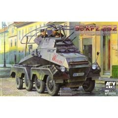 AFV Club AF35232 1/35 Sd.Kfz.232 Schwere Panzerspähwagen Sd.Kfz.232 8-Rad Early Type Tank Demonte Plastik Maketi