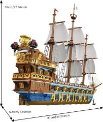 The Royal Fleet The Sun Yelkenli Gemi Puzzle Maket
