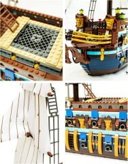 The Royal Fleet The Sun Yelkenli Gemi Puzzle Maket