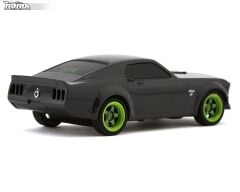 HPI Nano-TTR 1969 Ford Mustang 1/64 RTR-X Electric 2WD Micro Touring RC Car (Grey) w/2.4GHz Radio, Battery & USB-C Cable